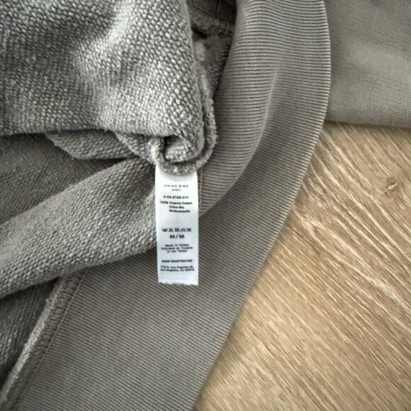 Anine Bing Sport Evan Sweatshirt Medium Excellent Condition Worn Twice - Picture 5 of 6
